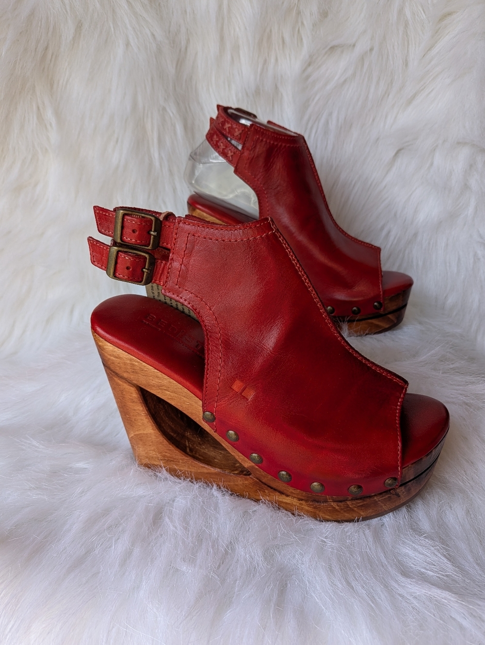 Bed Stu NWT/Box Imelda Platform Sandals 7 - Picture 3 of 16